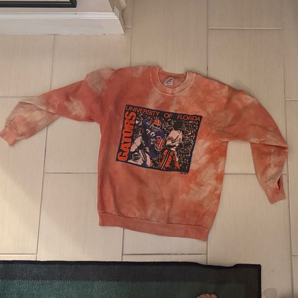 Orange Tie-Dye Gators Sweatshirt